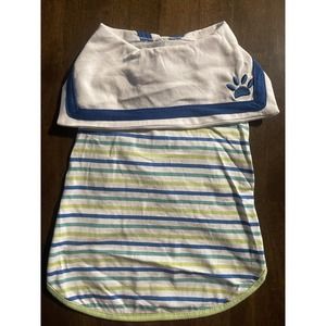 Dogo Happy Sailor Tank Dog Shirt Small Dog Clothing Teacup Sz L Large